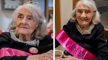 Big 100th birthday for Resident at Huddersfield care home